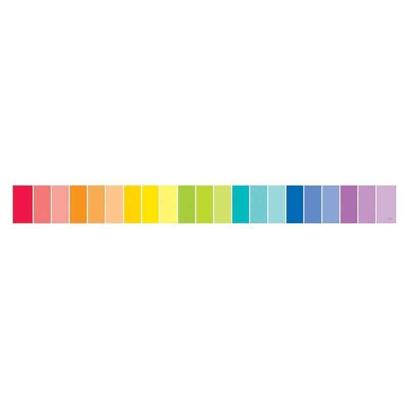 (6 PK) RAINBOW PAINT CHIP BORDERS-Learning Materials-JadeMoghul Inc.