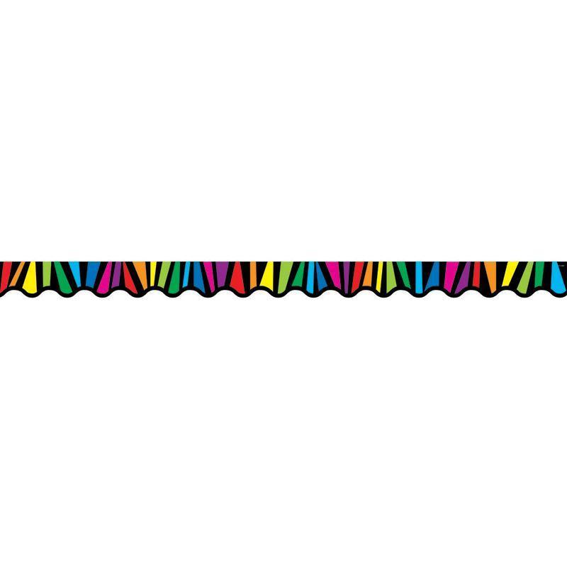 (6 PK) RAINBOW STRIPES BORDER-Learning Materials-JadeMoghul Inc.