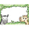 (6 PK) SAFARI FRIENDS LABELS-Learning Materials-JadeMoghul Inc.