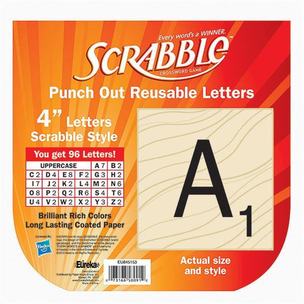 (6 PK) SCRABBLE LETTERS DECO LETTER-Learning Materials-JadeMoghul Inc.