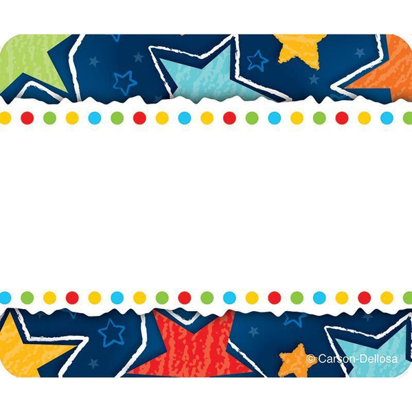 (6 PK) STARS NAME TAGS-Learning Materials-JadeMoghul Inc.