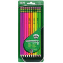 (6 PK) TICONDEROGA NEON WOOD PENCIL-Arts & Crafts-JadeMoghul Inc.