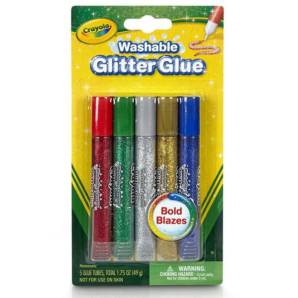 (6 PK) WASHABLE GLITTER GLUE BOLD-Arts & Crafts-JadeMoghul Inc.