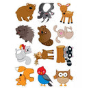 (6 PK) WOODLAND ANIMALS CUT OUTS 36-Learning Materials-JadeMoghul Inc.