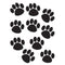 (6 Pk) Accents Black Paw Prints-Learning Materials-JadeMoghul Inc.