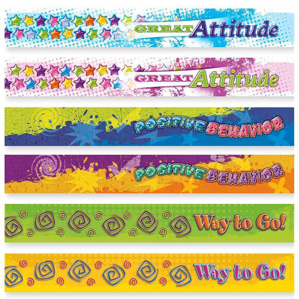 (6 PK) ARM CHARMS POSITIVE BEHAVIOR-Learning Materials-JadeMoghul Inc.