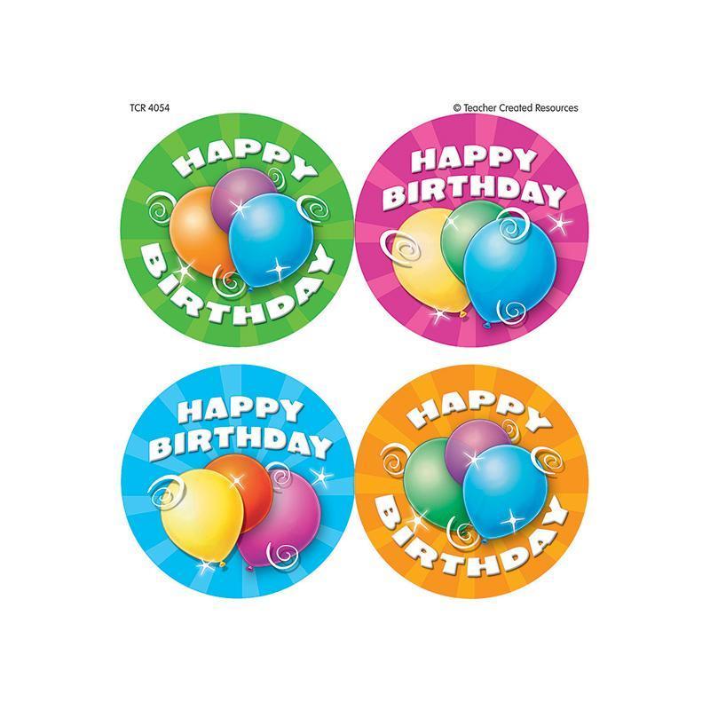 (6 Pk) Birthday Wear Em Badges-Learning Materials-JadeMoghul Inc.