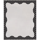 (6 Pk) B/W Dots Border 3.5X5 Clear-Supplies-JadeMoghul Inc.