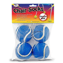 (6 Pk) Chair Socks Blue 4 Per Pk-Supplies-JadeMoghul Inc.