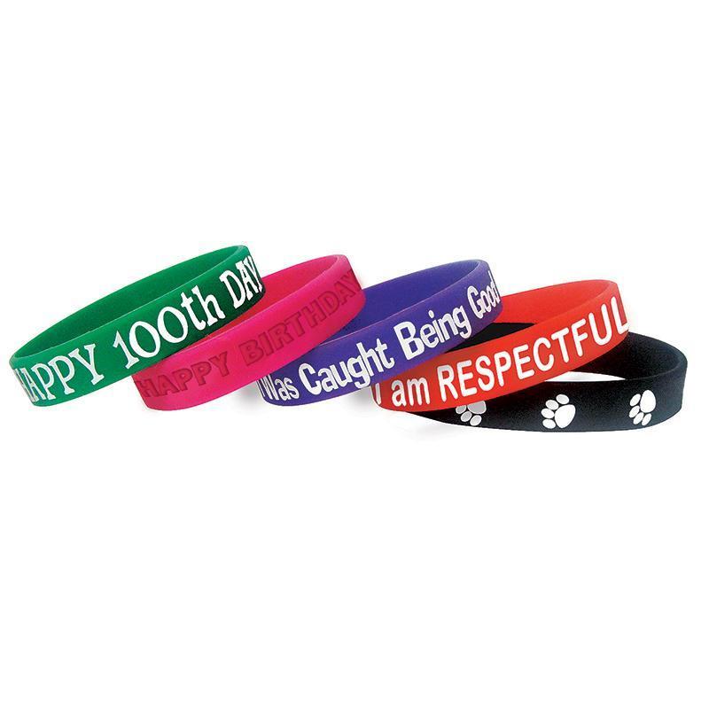 (6 Pk) Character Traits Wristbands-Learning Materials-JadeMoghul Inc.