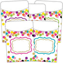 (6 Pk) Confetti Library Pockets-Learning Materials-JadeMoghul Inc.