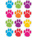 (6 Pk) Die-Cut Magnet Colorful Paws-Supplies-JadeMoghul Inc.