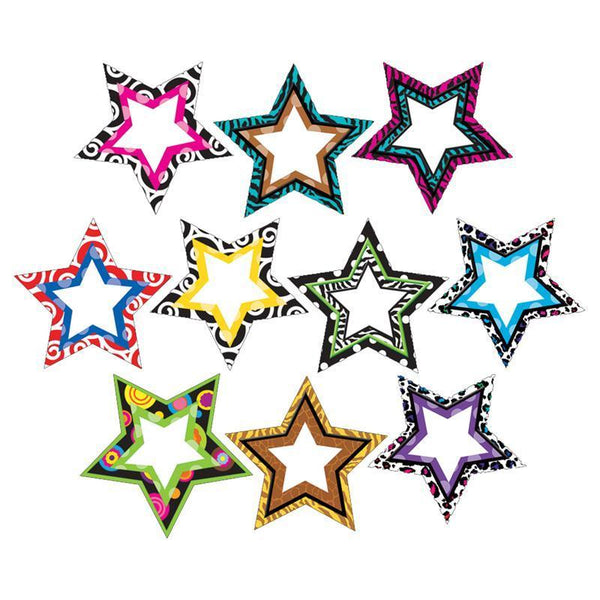 (6 Pk) Fancy Stars Accents-Learning Materials-JadeMoghul Inc.