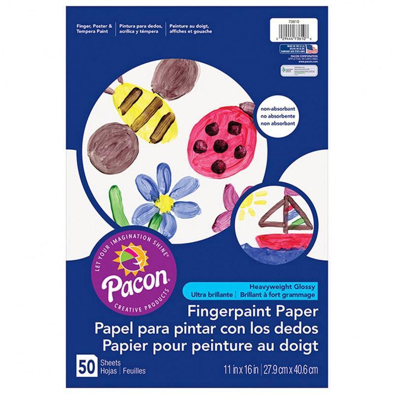 (6 PK) FINGERPAINT PAPER 11X16-Arts & Crafts-JadeMoghul Inc.