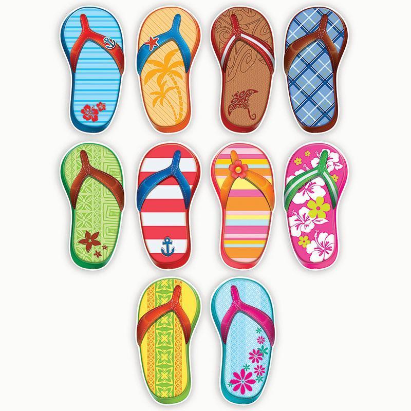 (6 Pk) Flip Flops Accents-Learning Materials-JadeMoghul Inc.