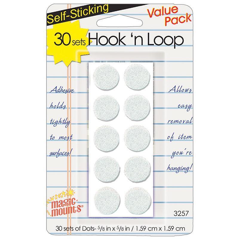 (6 Pk) Hook N Loop 5/8In Dots 30-Supplies-JadeMoghul Inc.