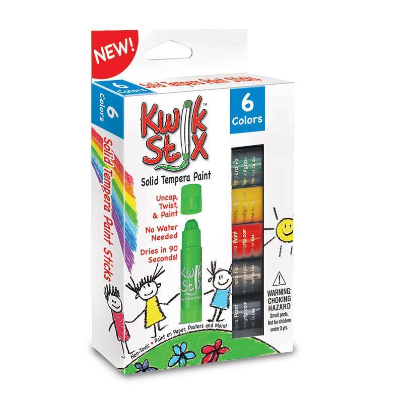 (6 Pk) Kwik Stix Tempera Paint-Supplies-JadeMoghul Inc.