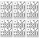 (6 Pk) Math Die Cut Magnets Dice-Supplies-JadeMoghul Inc.