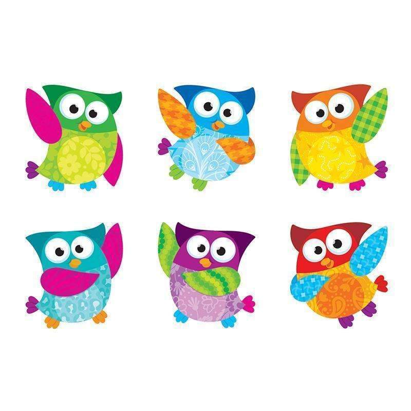 (6 PK) OWL STARS MINI ACCENTS-Learning Materials-JadeMoghul Inc.