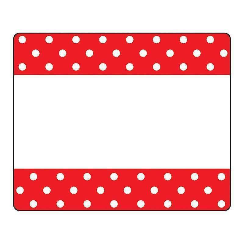 (6 PK) POLKA DOTS RED TERRIFIC-Learning Materials-JadeMoghul Inc.