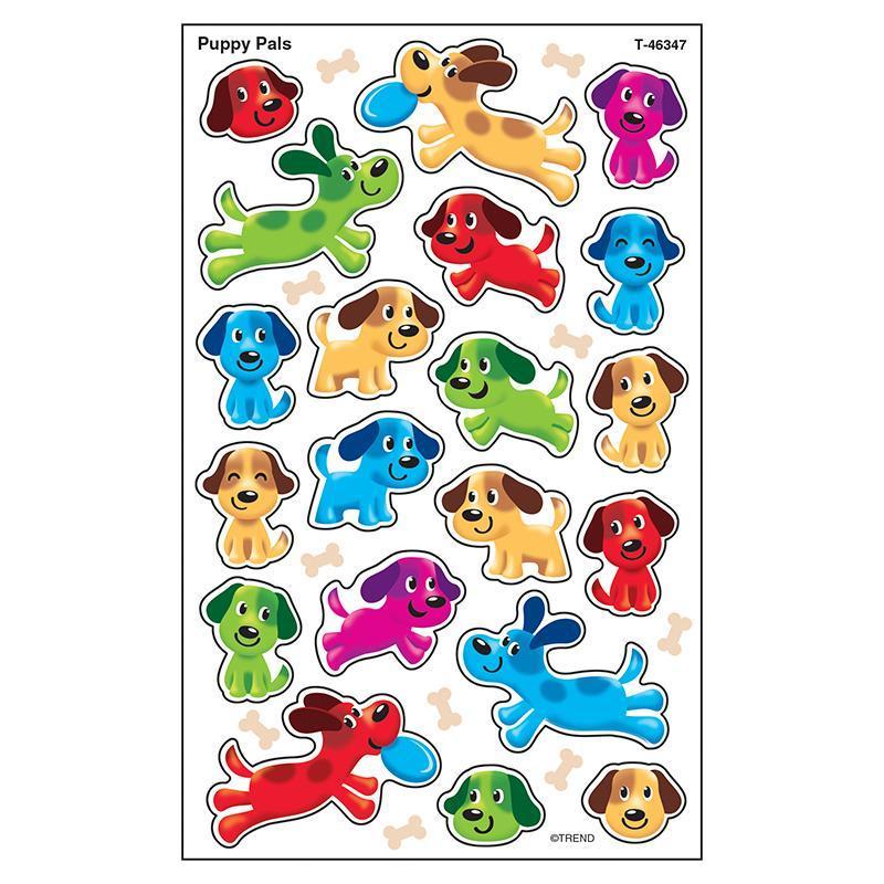 (6 PK) PUPPY PALS STICKERS LG-Learning Materials-JadeMoghul Inc.