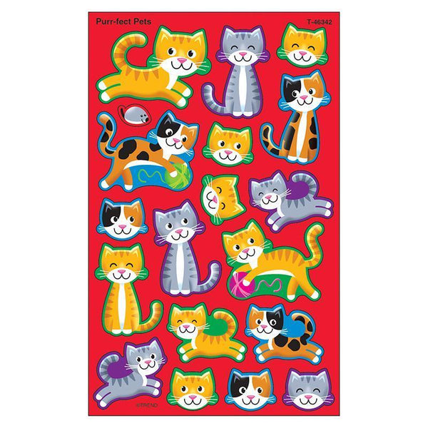 (6 PK) PURRFECT PET STICKERS LG-Learning Materials-JadeMoghul Inc.