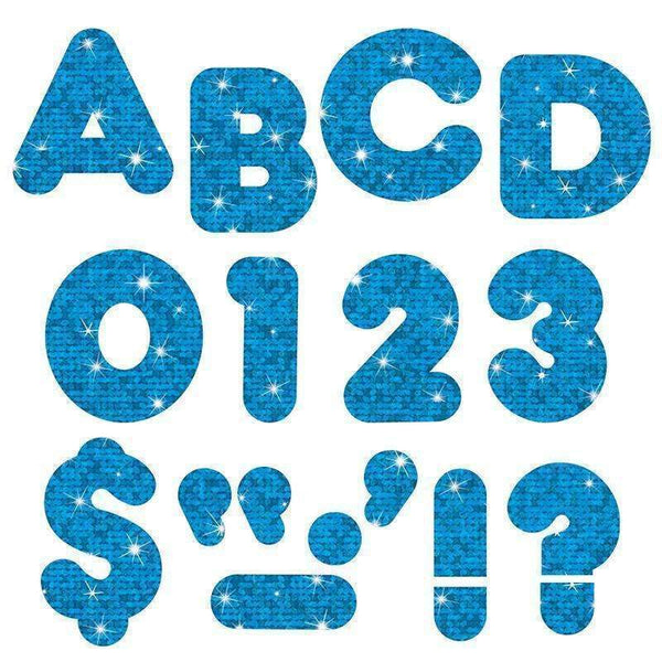 (6 PK) READY LETTERS 3IN BLUE-Learning Materials-JadeMoghul Inc.