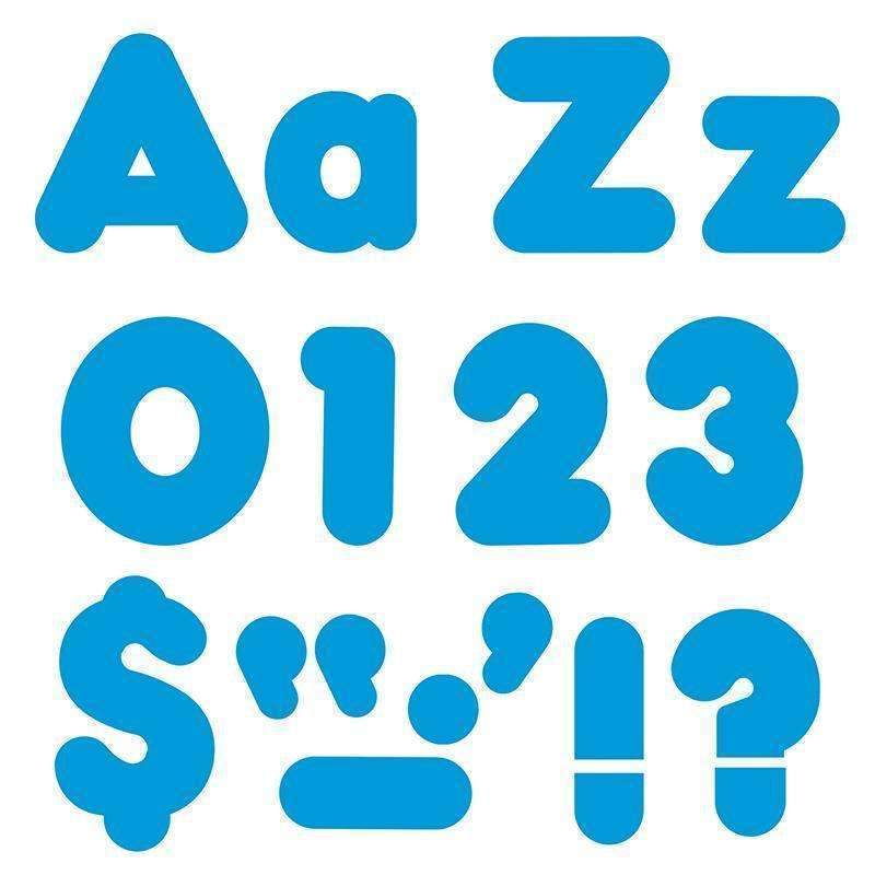 (6 PK) READY LETTERS 4IN BLUE-Learning Materials-JadeMoghul Inc.
