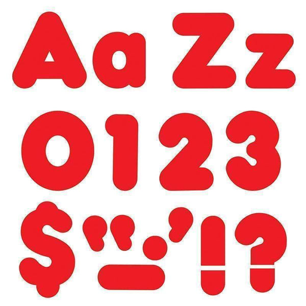 (6 PK) READY LETTERS 4IN RED-Learning Materials-JadeMoghul Inc.