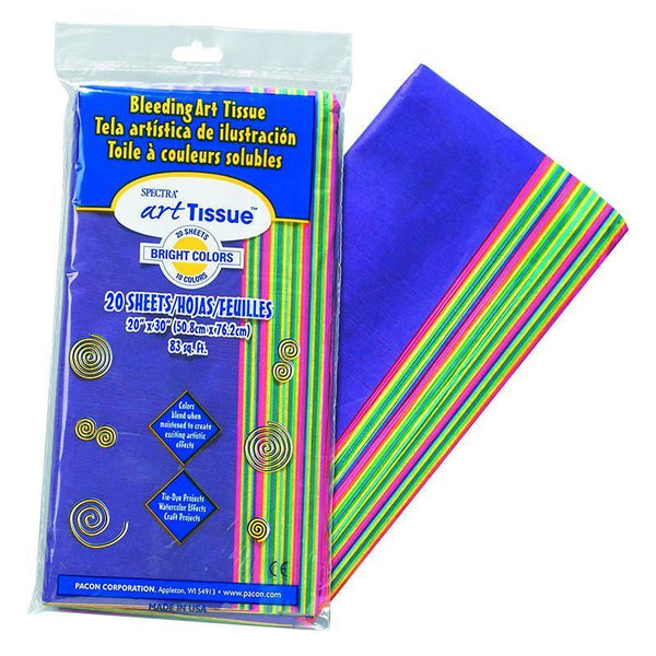 (6 PK) SPECTRA TISSUE ASST BRITE-Arts & Crafts-JadeMoghul Inc.