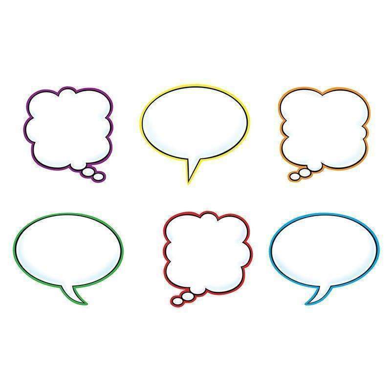 (6 PK) SPEECH BALLOONS VARIETY PK-Learning Materials-JadeMoghul Inc.