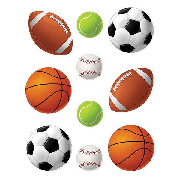 (6 Pk) Sports Balls Accents-Learning Materials-JadeMoghul Inc.