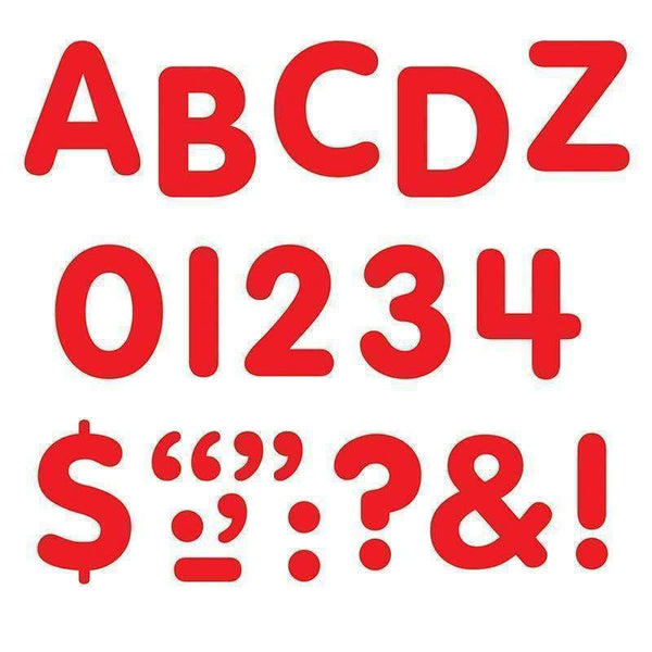 (6 PK) STICK-EZE 1IN LETTERS NUM RD-Learning Materials-JadeMoghul Inc.