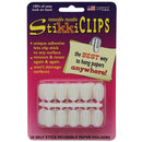 (6 PK) STIKKI CLIPS WHITE 20 PER PK-Learning Materials-JadeMoghul Inc.