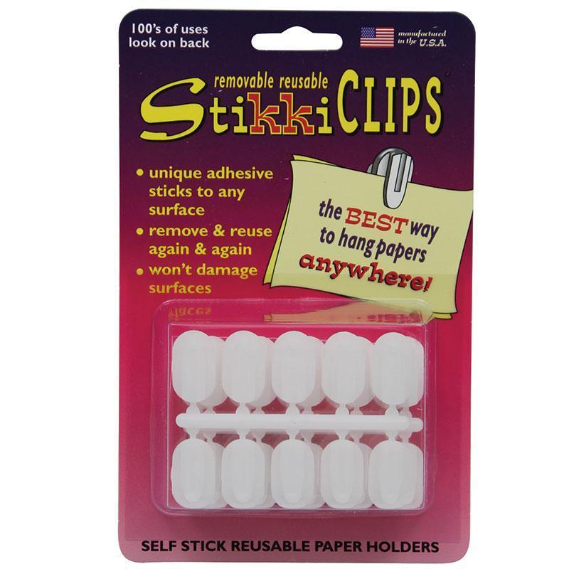 (6 PK) STIKKICLIPS 30 WHITE CLIPS-Learning Materials-JadeMoghul Inc.