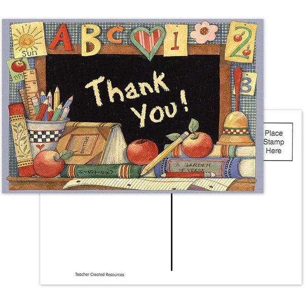 (6 Pk) Sw Thank You Postcards-Learning Materials-JadeMoghul Inc.