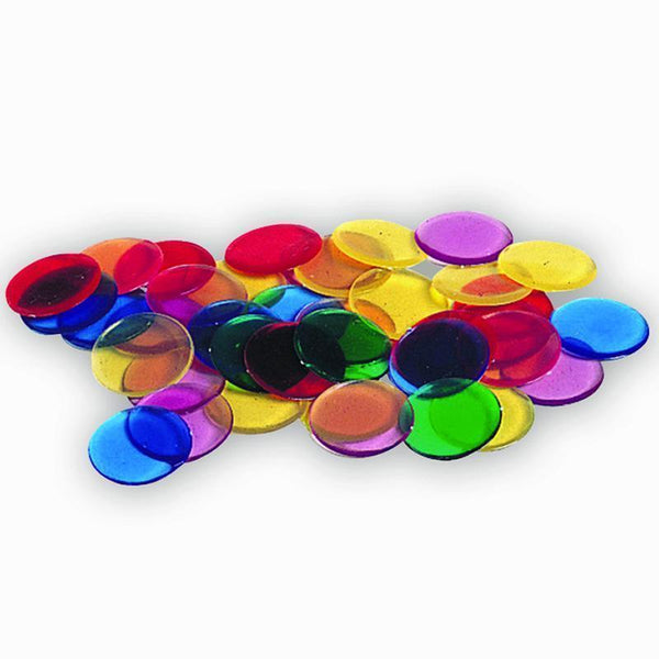 (6 PK) TRANSPARENT COUNTERS 250 PER-Learning Materials-JadeMoghul Inc.