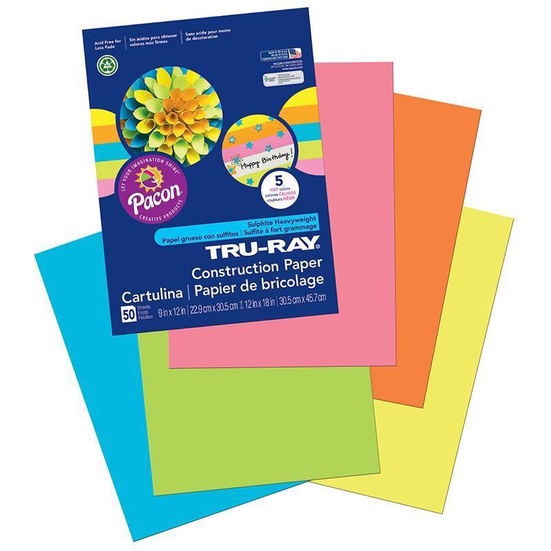 (6 PK) TRU RAY HOT ASST 9X12 FADE-Arts & Crafts-JadeMoghul Inc.