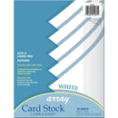 (6 PK) WHITE CARD STOCK-Arts & Crafts-JadeMoghul Inc.