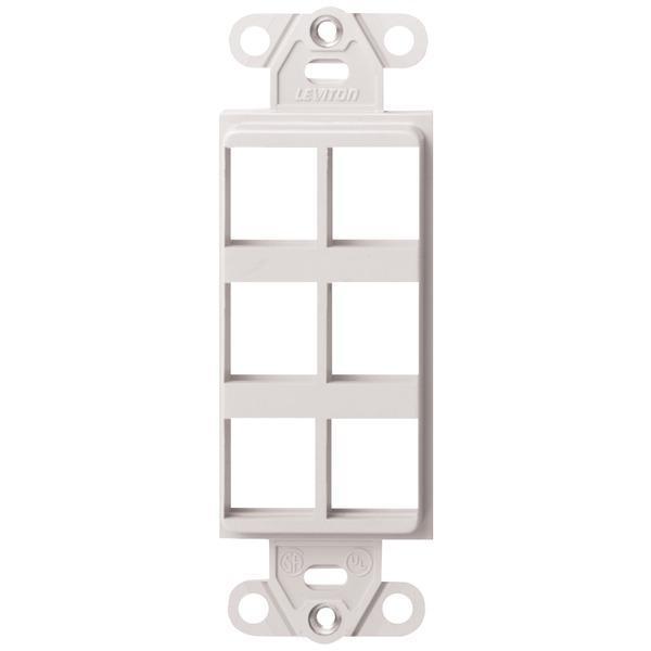 6-Port QuickPort(R) Decora(R) Platform-Cables, Connectors & Accessories-JadeMoghul Inc.