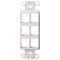 6-Port QuickPort(R) Decora(R) Platform-Cables, Connectors & Accessories-JadeMoghul Inc.