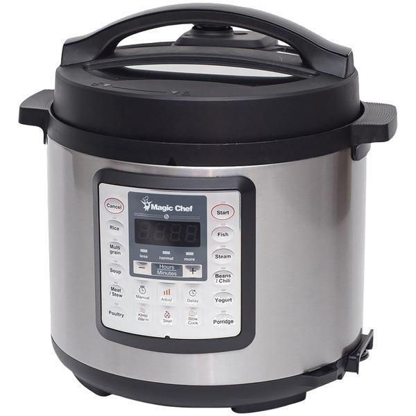 6-Quart 7-in-1 Stainless Steel Multicooker-Small Appliances & Accessories-JadeMoghul Inc.