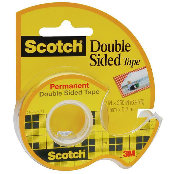 (6 Rl) Tape Double Stick 1/2X250-Supplies-JadeMoghul Inc.