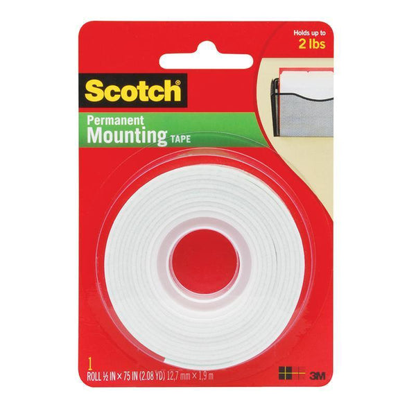 (6 Rl) Tape Mounting 1/2X75-Supplies-JadeMoghul Inc.