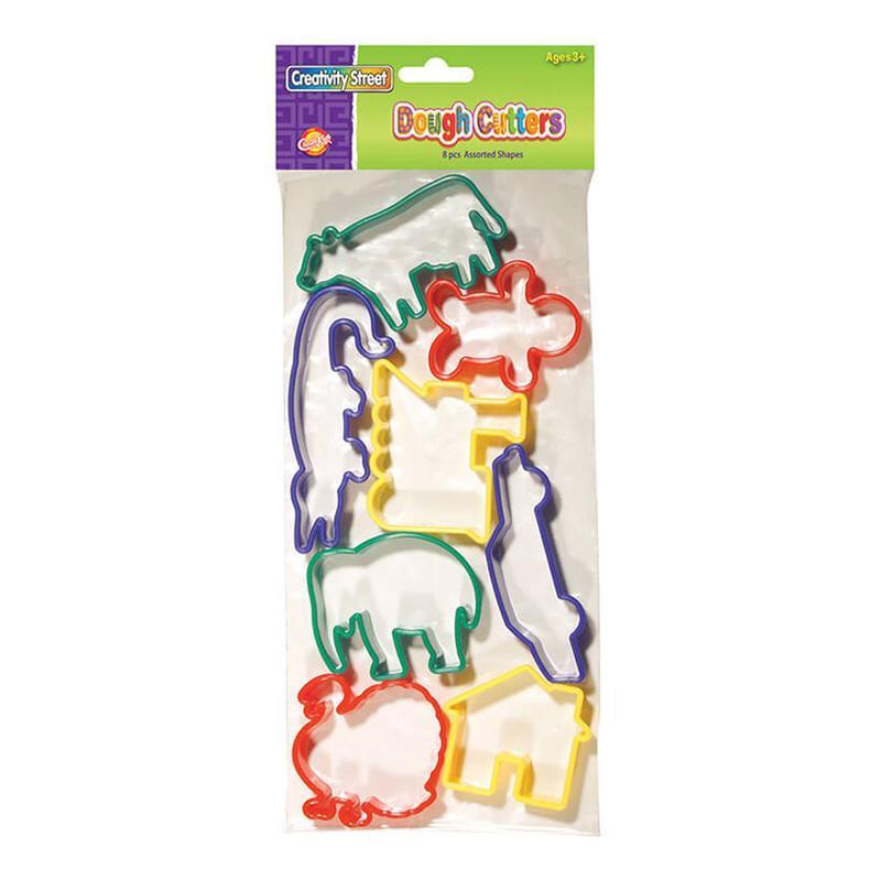 (6 ST) DOUGH CUTTERS - 8 ANIMALS-Arts & Crafts-JadeMoghul Inc.