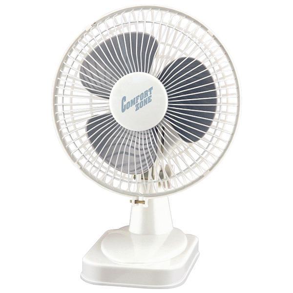 6" Table Fan (White)-Home Appliance-JadeMoghul Inc.