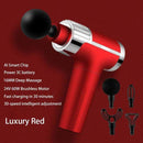 60W 24V Massage Gun Deep Tissue Percussion Muscle Massage for Pain Relief Portable Back Body Relaxation Sport Massager 30Speeds AExp