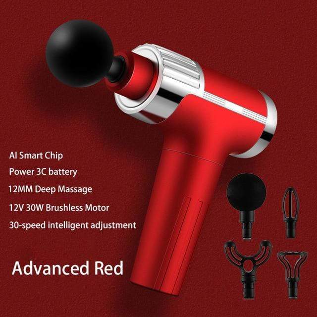 60W 24V Massage Gun Deep Tissue Percussion Muscle Massage for Pain Relief Portable Back Body Relaxation Sport Massager 30Speeds AExp