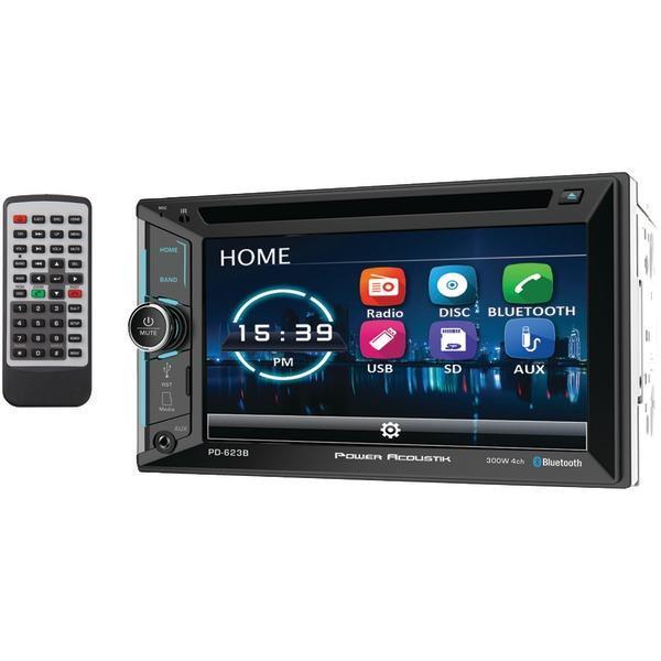 6.2" Incite Double-DIN In-Dash DVD Receiver with Bluetooth(R)-Receivers & Accessories-JadeMoghul Inc.