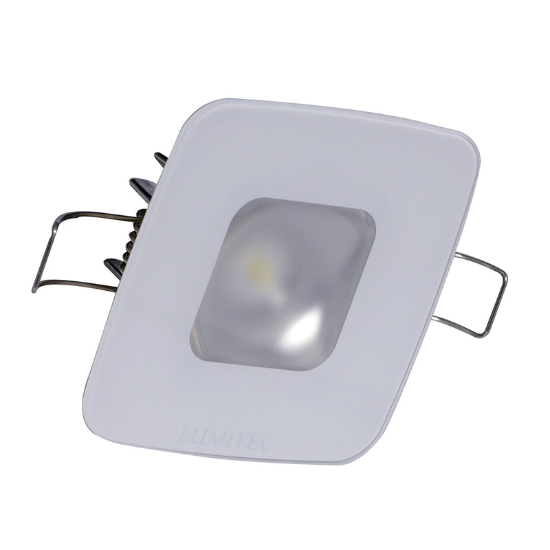Lumitec Square Mirage Down Light - Warm White Dimming - Hi CRI - Glass Housing - No Bezel [116199]